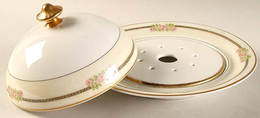 Richmond Round Covered Butter by Haviland-1
