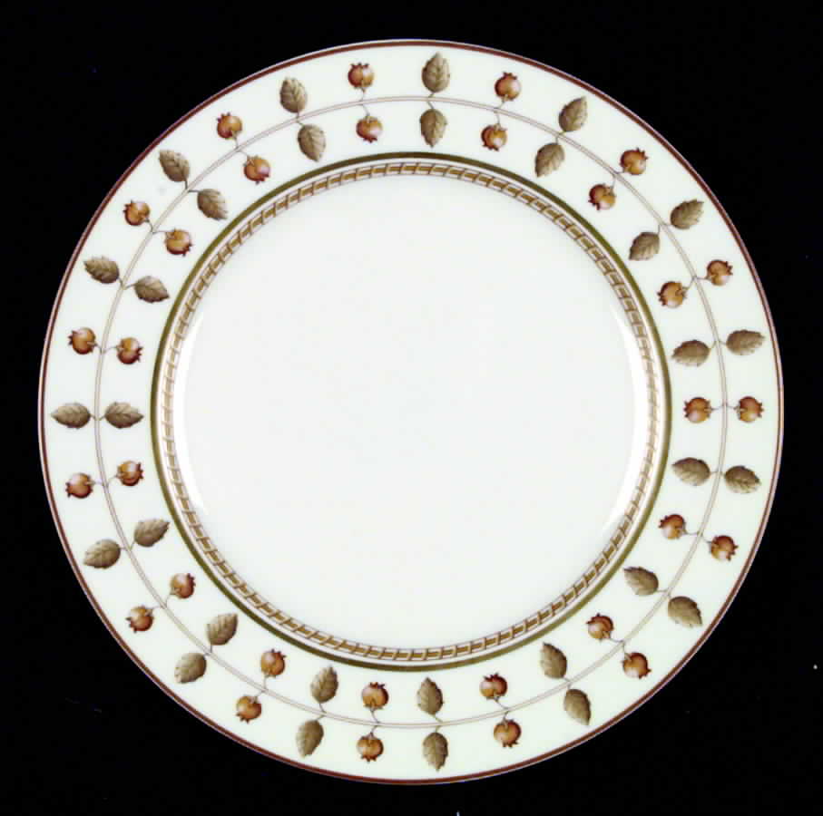 Rivoli (Brown Trim) Dinner Plate by Haviland-1