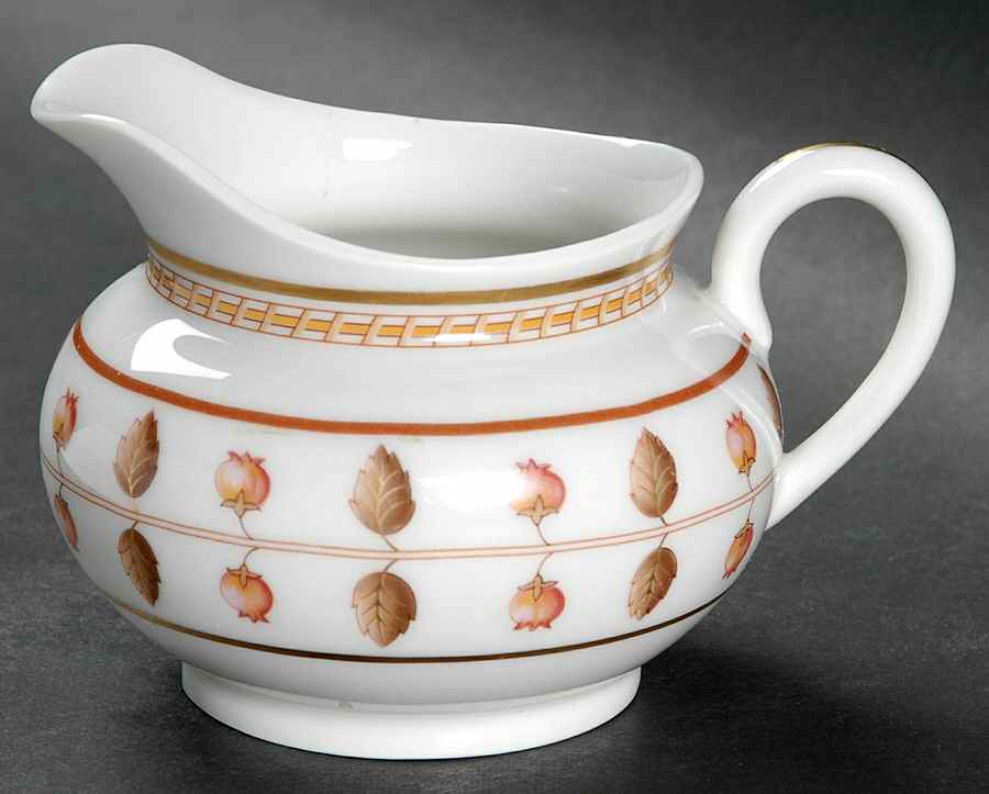 Rivoli (Brown Trim) Creamer by Haviland-1