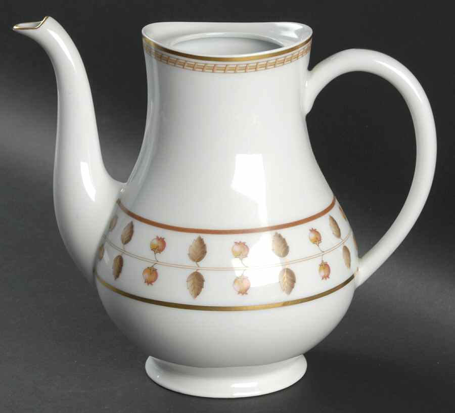 Rivoli (Brown Trim) Coffee Pot No Lid by Haviland-1
