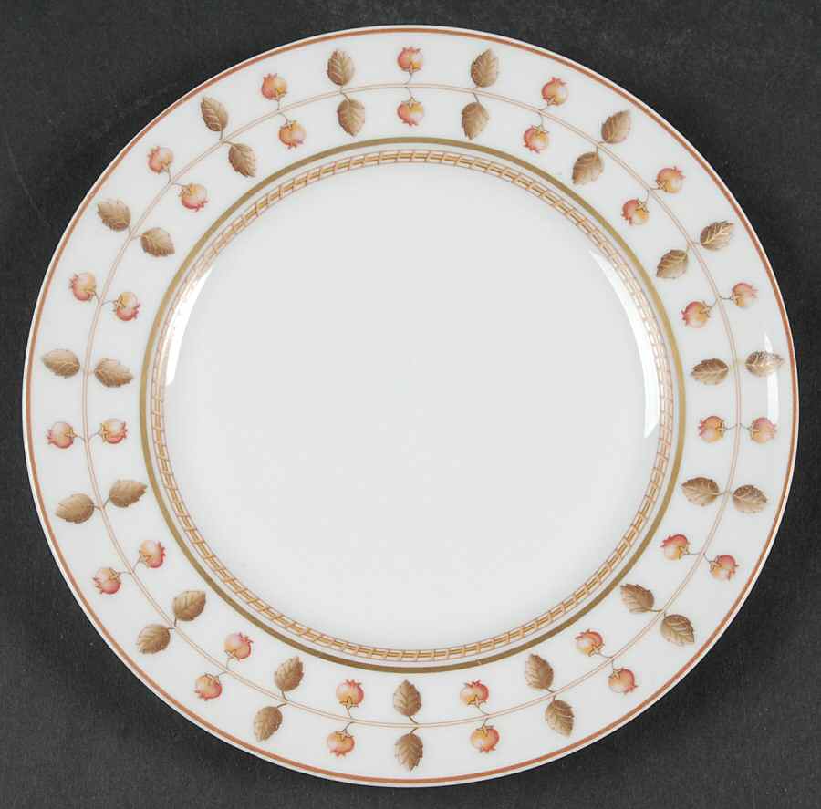 Rivoli (Brown Trim) Bread & Butter Plate by Haviland-1
