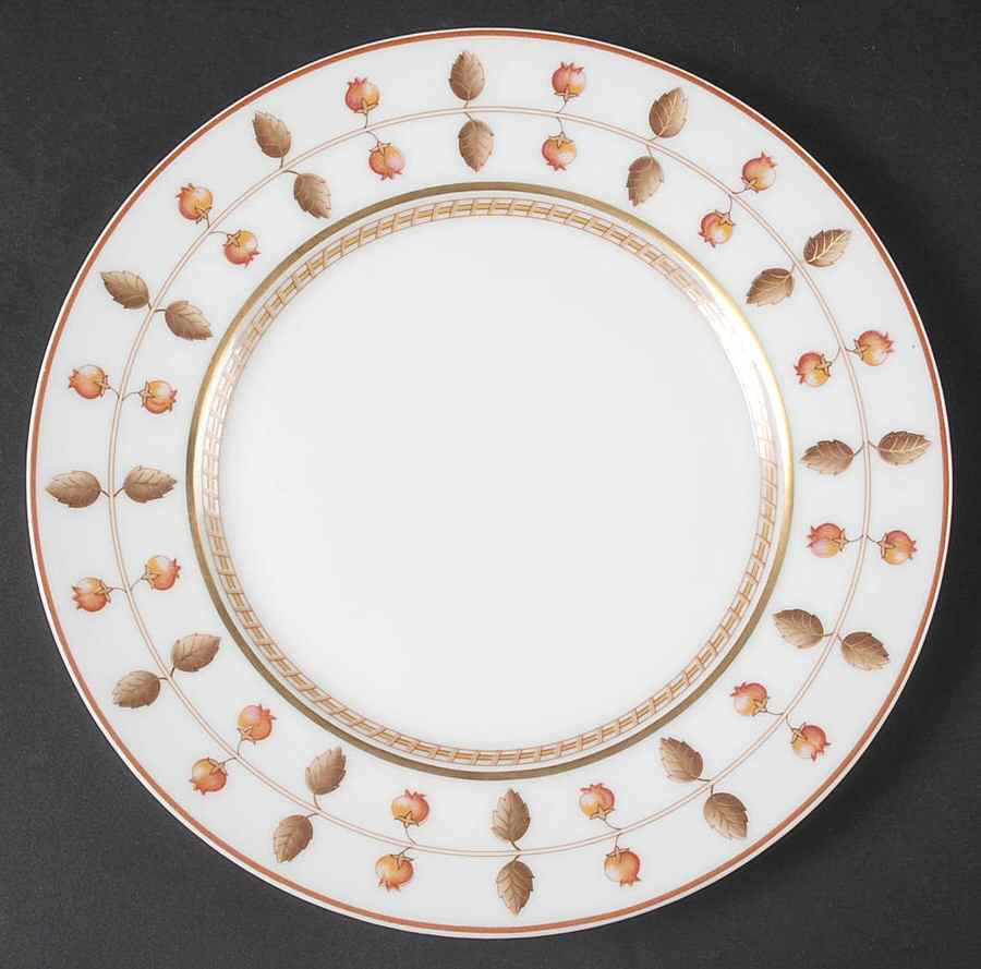 Rivoli (Brown Trim) Salad Plate by Haviland-1