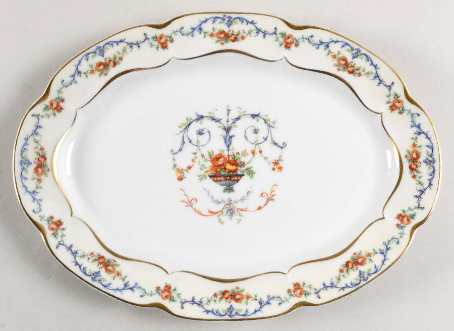 Riviera 11" Oval Serving Platter by Haviland-1