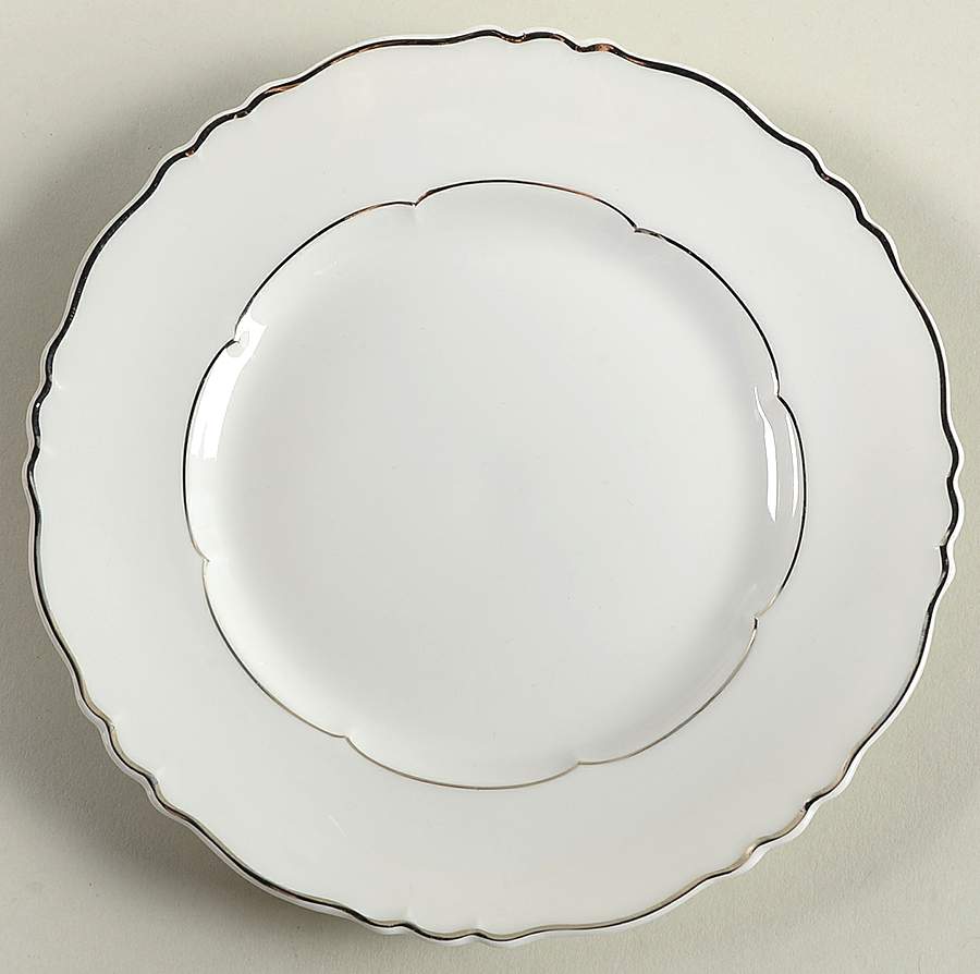 Rivoli (Platinum Trim) Bread & Butter Plate by Haviland-1