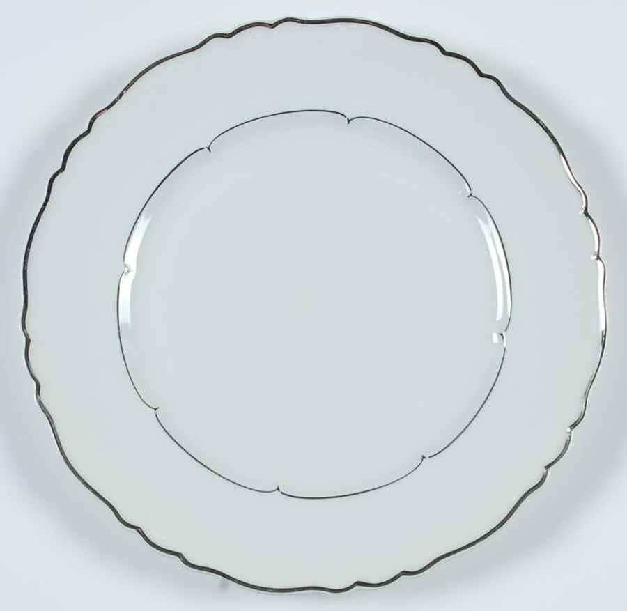 Rivoli (Platinum Trim) Salad Plate by Haviland-1