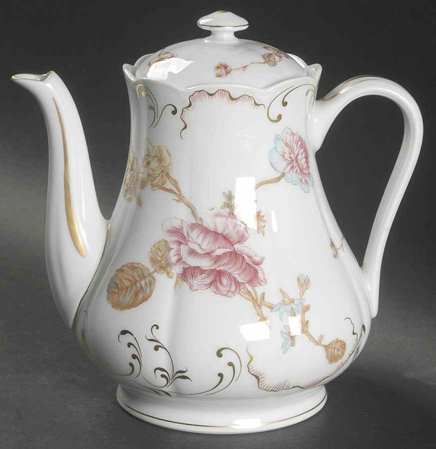 Roses De France Coffee Pot & Lid by Haviland-1