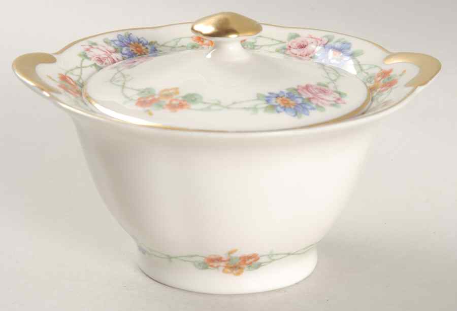 Rose Marie Sugar Bowl & Lid by Haviland-1