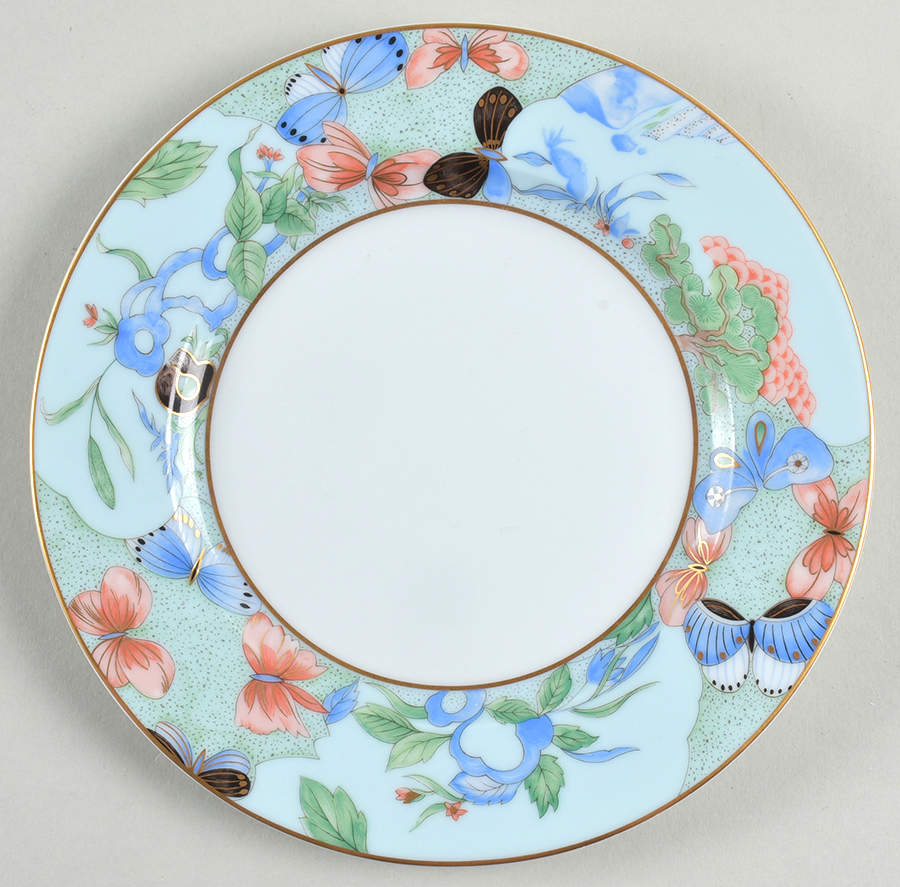 Romantique (White Backgd) Salad Plate by Haviland-1