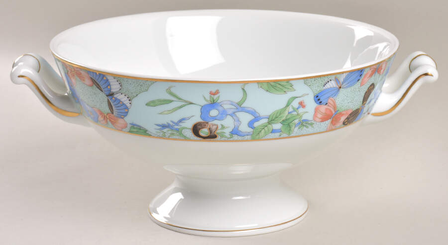 Romantique (White Backgd) Tureen No Lid by Haviland-1