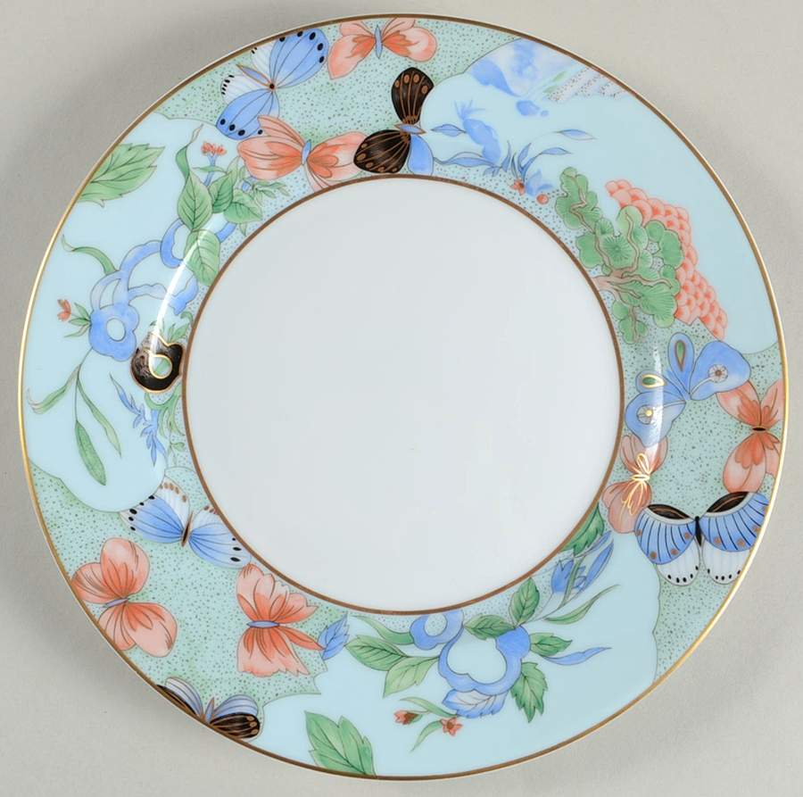 Romantique (White Backgd) Dessert Luncheon Plate by Haviland-1