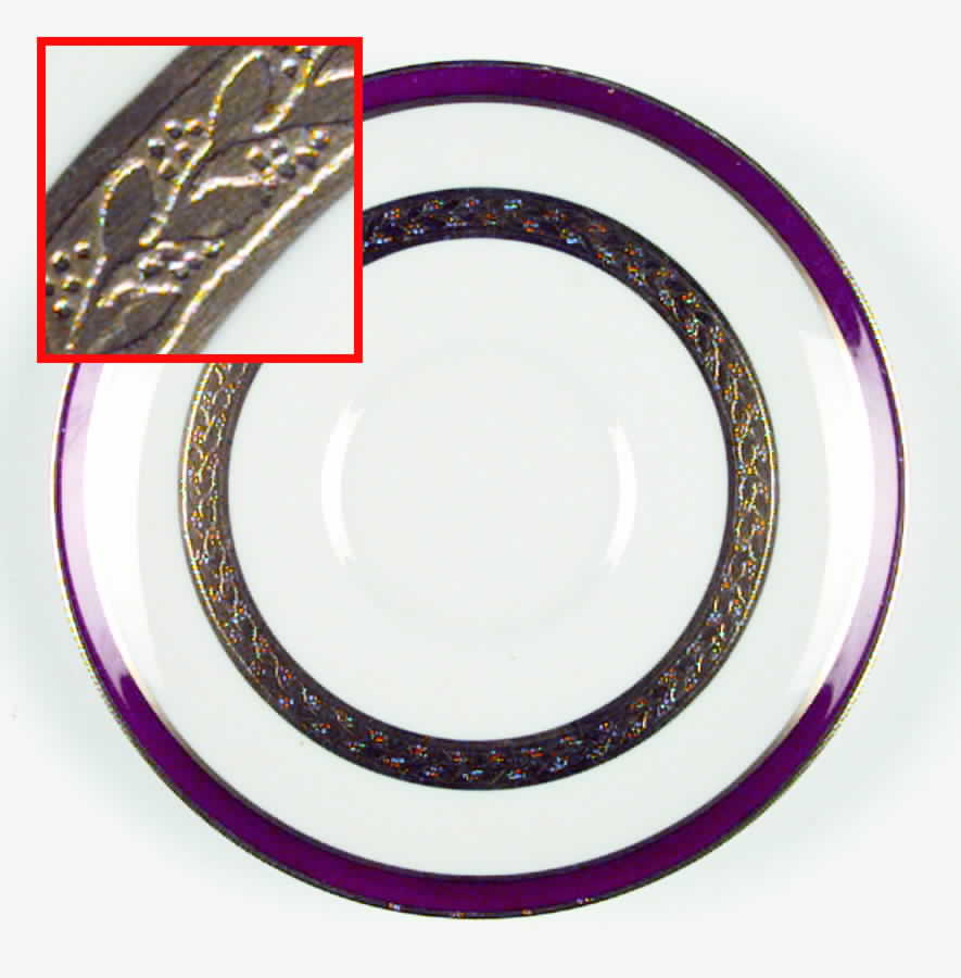 Royale Red Saucer by Haviland-1