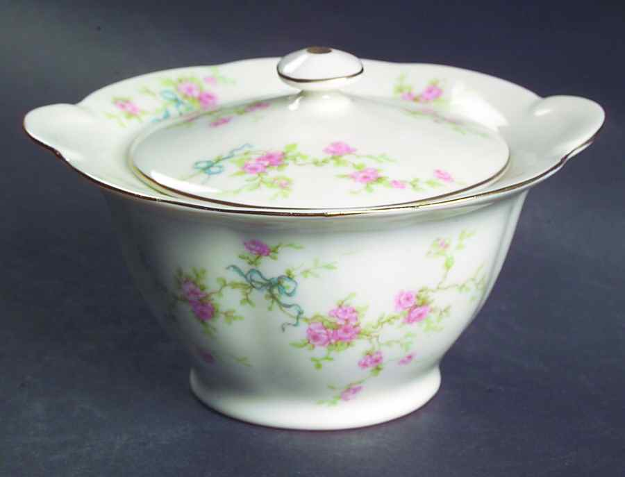 Rosanne Sugar Bowl & Lid by Haviland-1