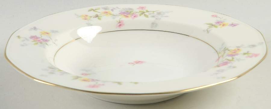 Rosamonde Rim Soup Bowl by Haviland-1