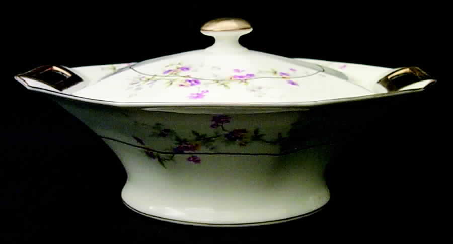 Rosamonde Round Covered Vegetable by Haviland-1