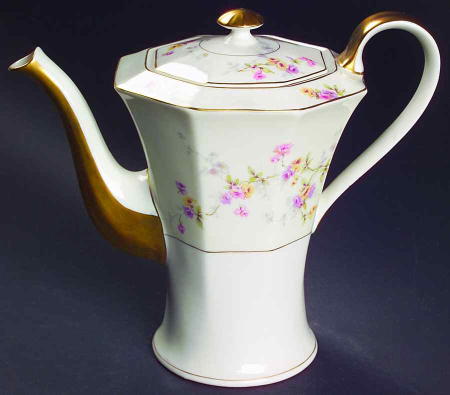 Rosamonde Coffee Pot & Lid by Haviland-1