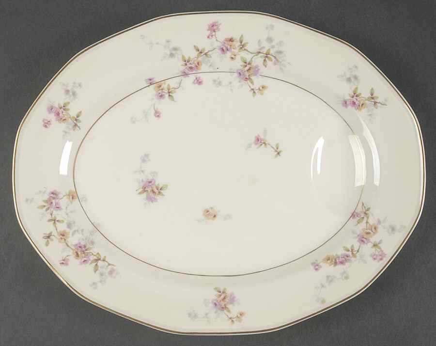Rosamonde 11" Oval Serving Platter by Haviland-1