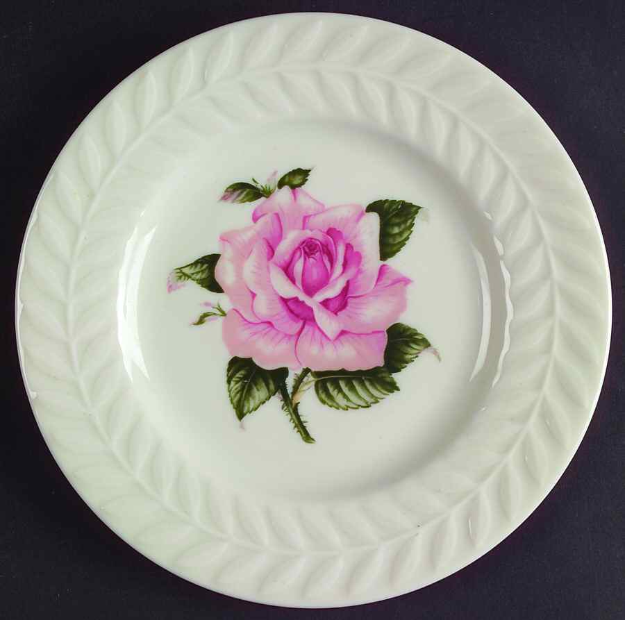 Rose Bread & Butter Plate by Haviland-1