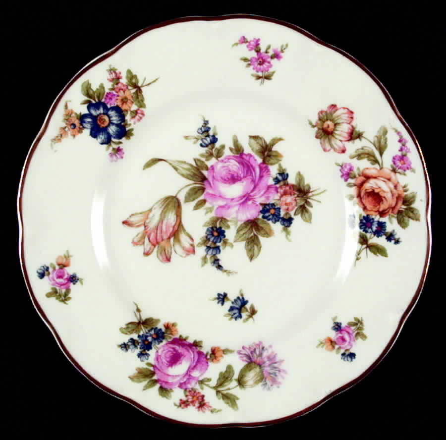 Rosedale Salad Plate by Haviland-1
