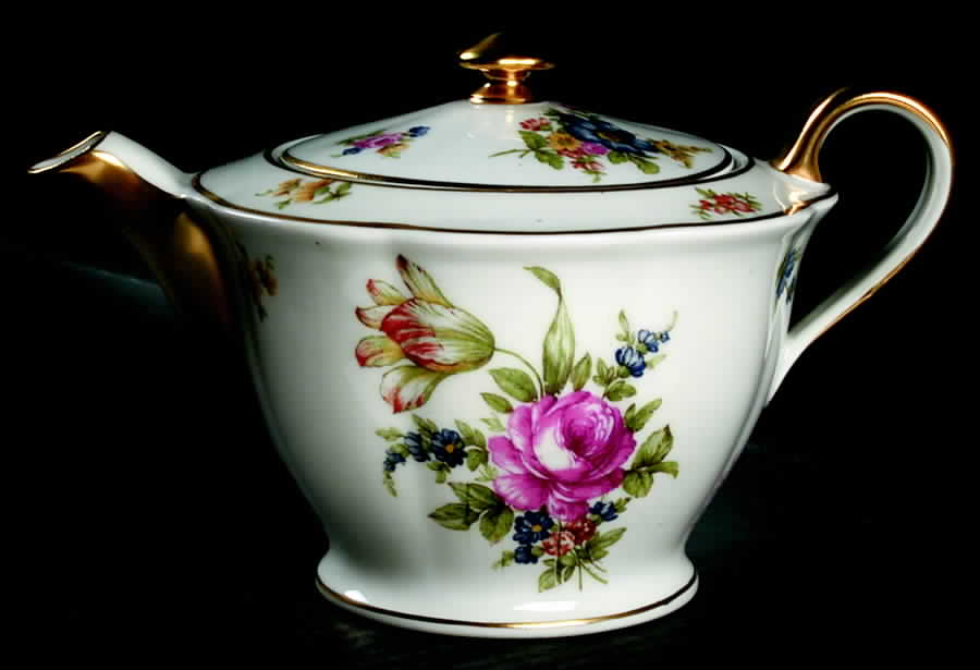 Rosedale Teapot & Lid by Haviland-1