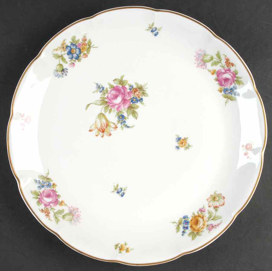 Rosedale 12" Chop Plate (Round Platter) by Haviland-1