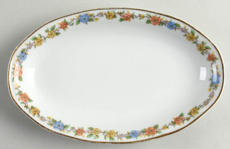 Rosemary (Multicolor Flowers) Relish by Haviland-1