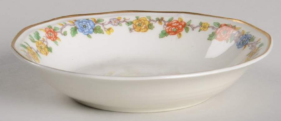 Rosemary (Multicolor Flowers) Fruit/Dessert (Sauce) Bowl by Haviland-1