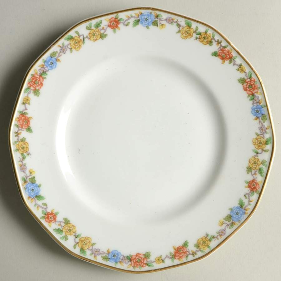 Rosemary (Multicolor Flowers) Salad Plate by Haviland-1