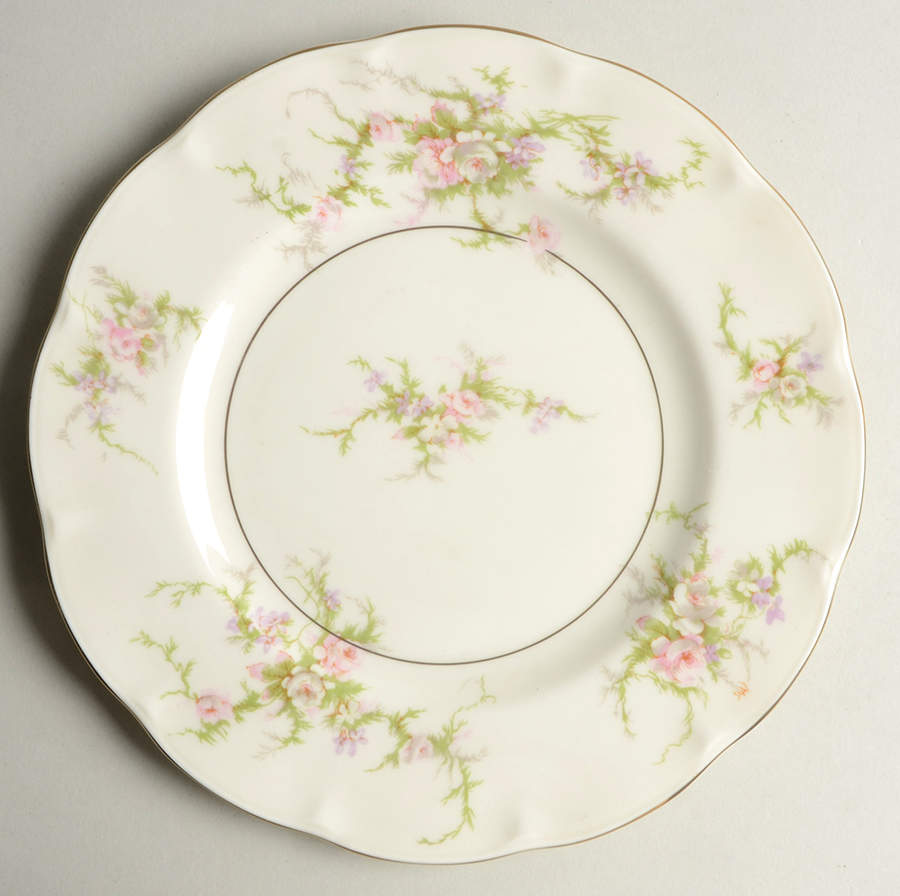 Rosalinde (France, Gold Trim) Salad Plate by Haviland-1