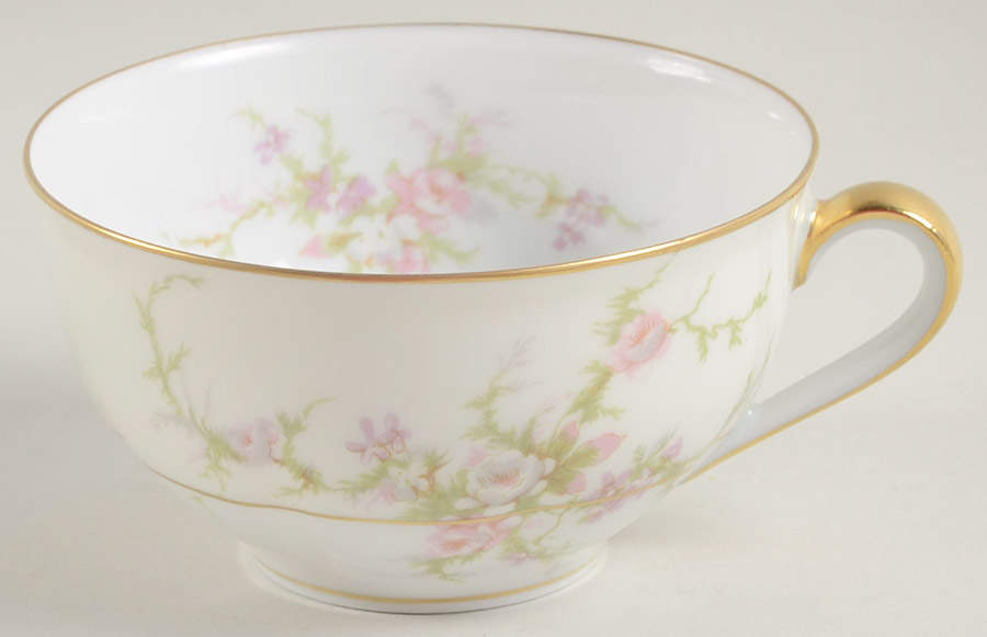 Rosalinde (France, Gold Trim) Commemorative Flat Cup by Haviland-1