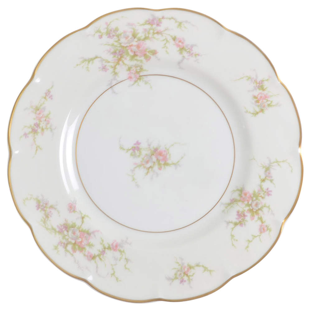 Rosalinde (France, Gold Trim) Commemorative Dinner Plate by Haviland-1