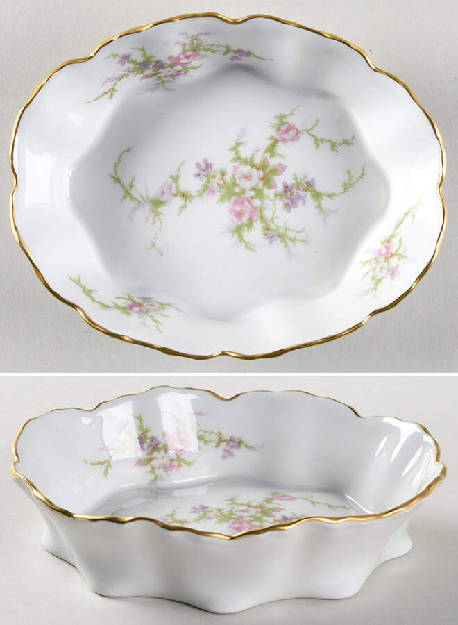 Rosalinde (France, Gold Trim) Bon Bon by Haviland-1