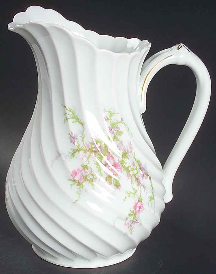 Rosalinde (France, Gold Trim) 32 Oz Pitcher by Haviland-1