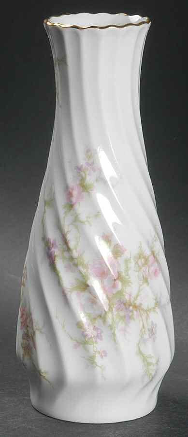 Rosalinde (France, Gold Trim) 7" Vase by Haviland-1