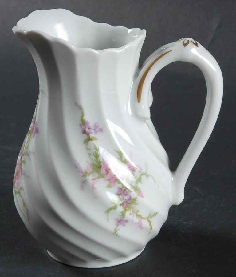 Rosalinde (France, Gold Trim) Creamer by Haviland-1