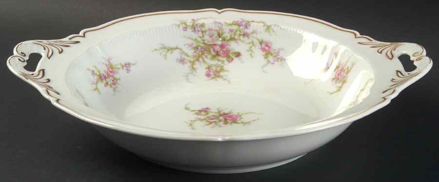 Rosalinde (France, Gold Trim) Handled Cream Bowl by Haviland-1