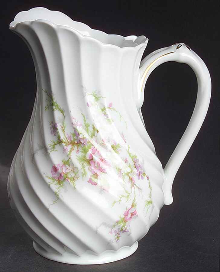 Rosalinde (France, Gold Trim) 16 Oz Pitcher by Haviland-1
