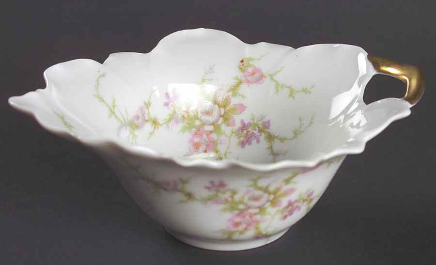 Rosalinde (France, Gold Trim) Mayonnaise Bowl No Underplate by Haviland-1