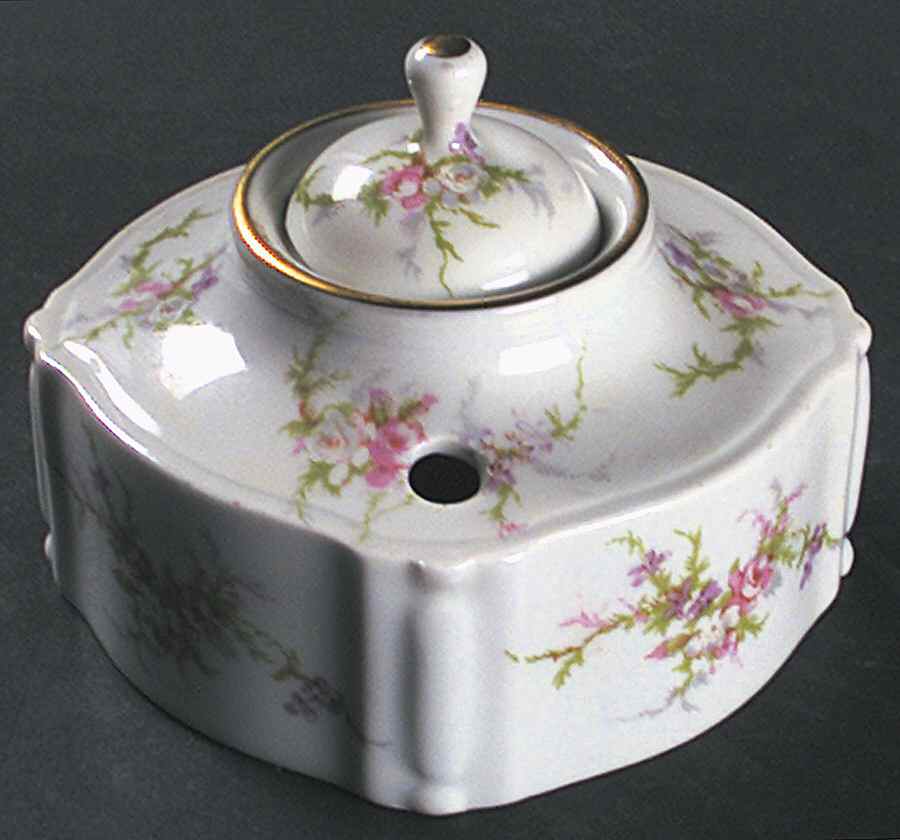 Rosalinde (France, Gold Trim) Ink Well & Lid by Haviland-1