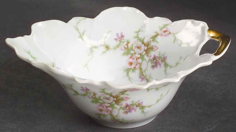 Rosalinde (France, Gold Trim) Mayonnaise Bowl No Underplate by Haviland-1