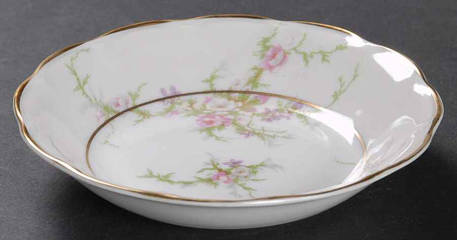 Rosalinde (France, Gold Trim) Fruit/Dessert (Sauce) Bowl by Haviland-1