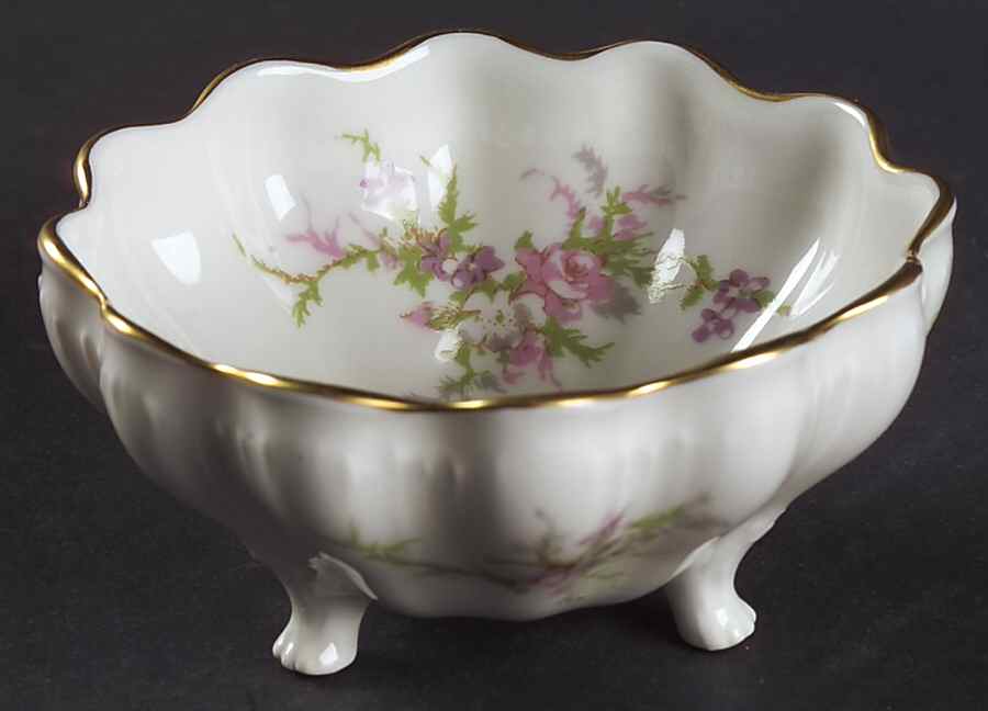 Rosalinde (France, Gold Trim) Nut Dish by Haviland-1