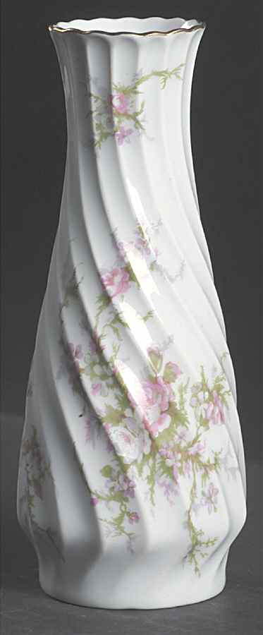Rosalinde (France, Gold Trim) 7" Vase by Haviland-1
