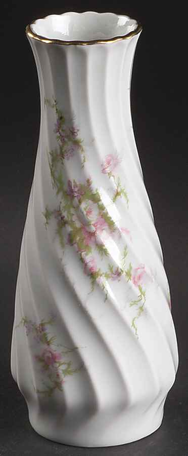 Rosalinde (France, Gold Trim) 7" Vase by Haviland-1