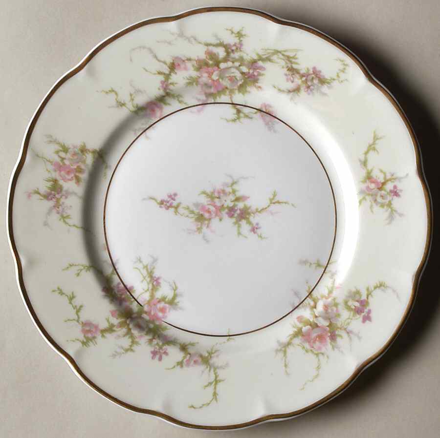 Rosalinde (France, Gold Trim) Salad Plate by Haviland-1