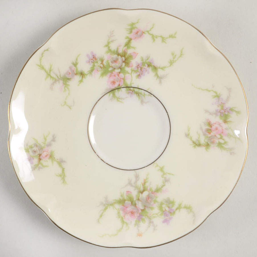Rosalinde (New York) Saucer for Flat Cup by Haviland-1