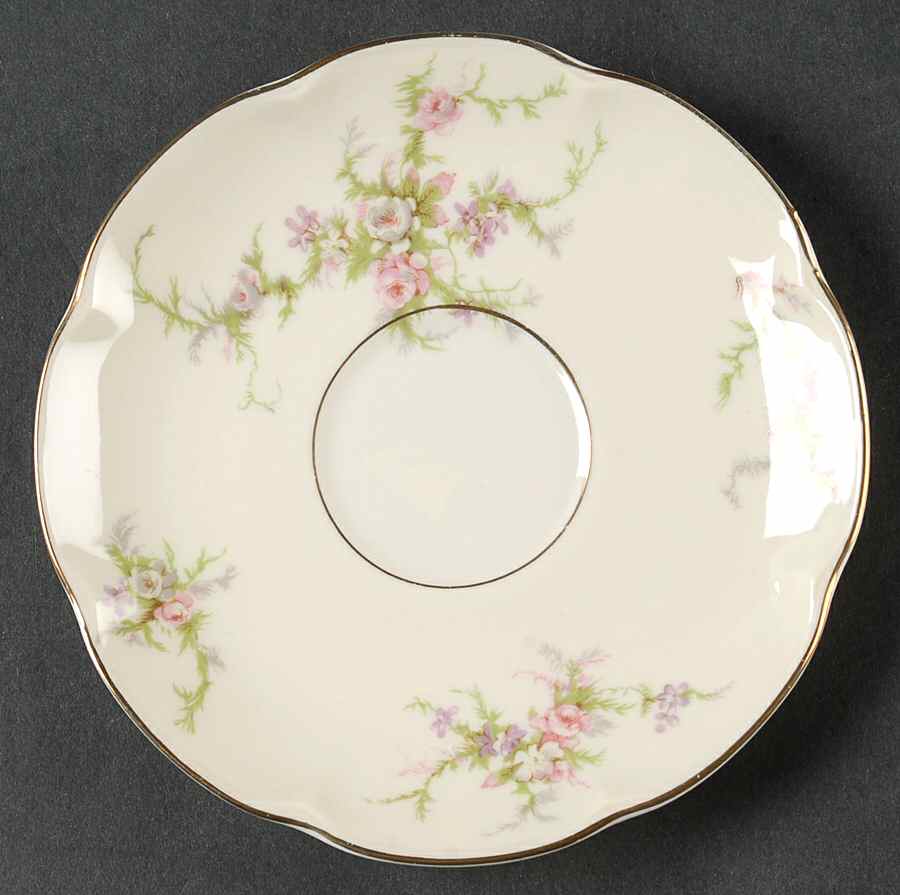 Rosalinde (New York) Saucer for Flat Cup by Haviland-1