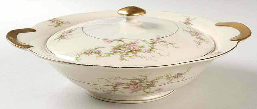 Rosalinde (New York) Round Covered Vegetable by Haviland-1