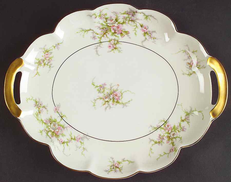 Rosalinde (New York) Handled Cake Plate by Haviland-1