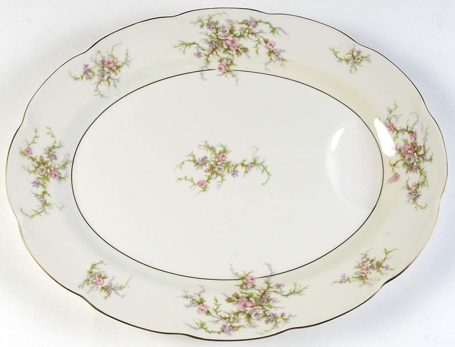Rosalinde (New York) 16" Oval Serving Platter by Haviland-1