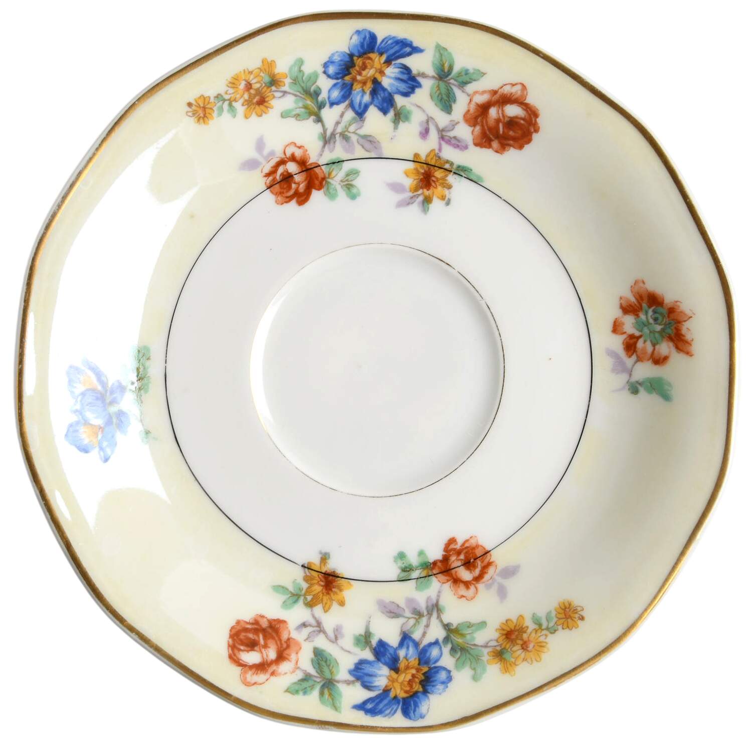 Rose Spray Saucer by Haviland-1